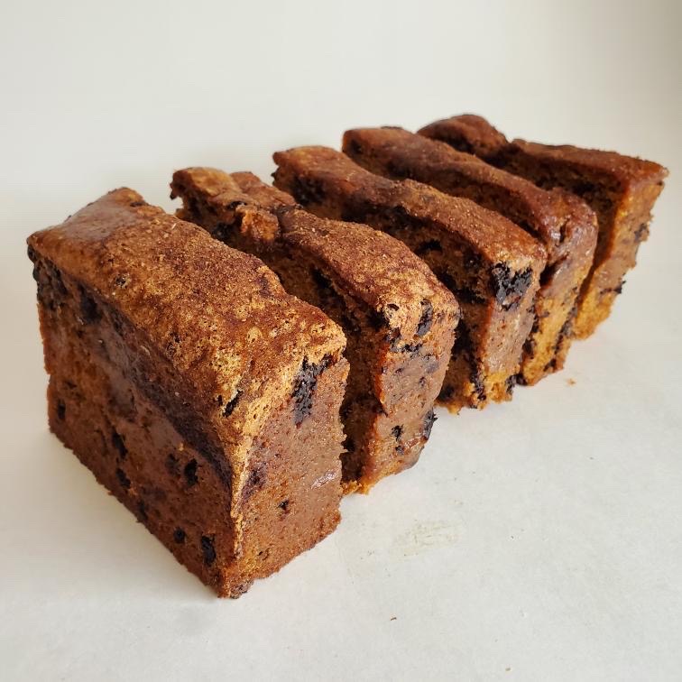 Vegan Pumpkin Chocolate Loaf