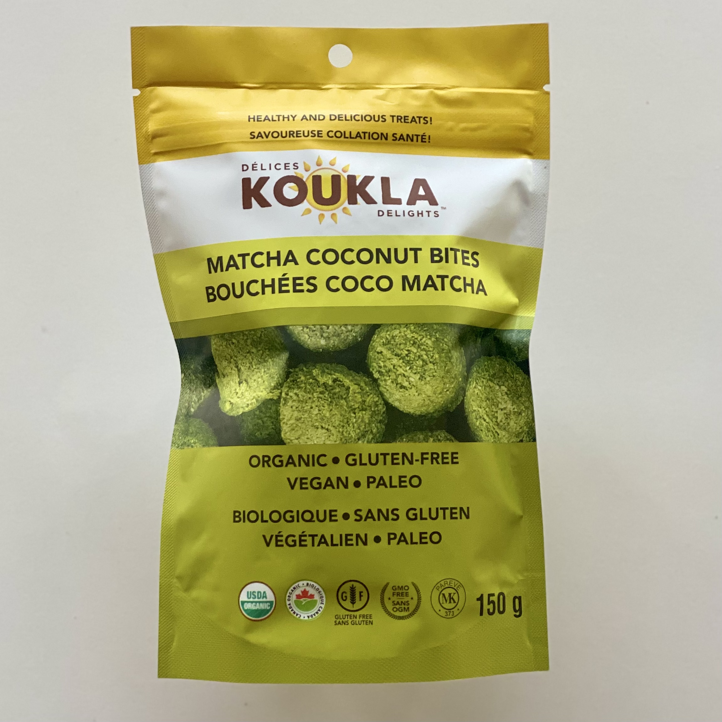 Koukla Matcha Coconut Bites 